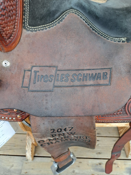 14.5" Teskey's Trophy Barrel Racing Saddle