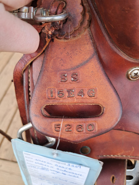 15" Sharon Saare western endurance saddle