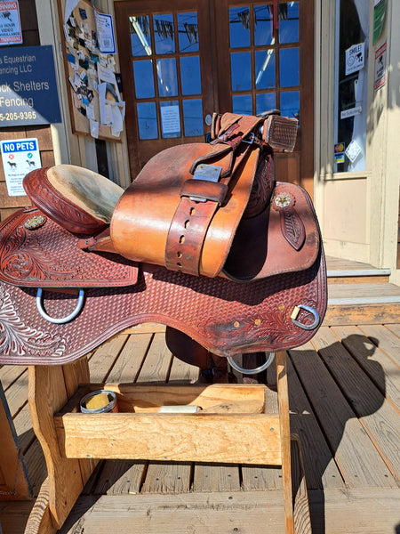 15.5" Dale Chavez Reining Saddle