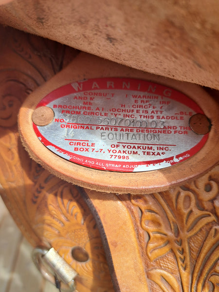 16" Circle Y Equitation Saddle