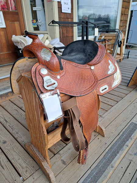 16" Silver Royal Western Equitation Show Saddle