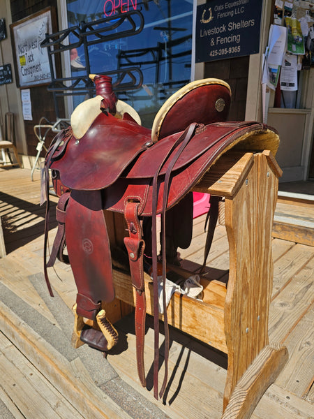 16" Colorado Saddlery Forest Service Special Roper Trail Saddle