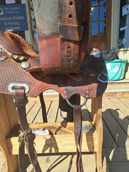 14" Billy Cook BW Barrel Racing Saddle