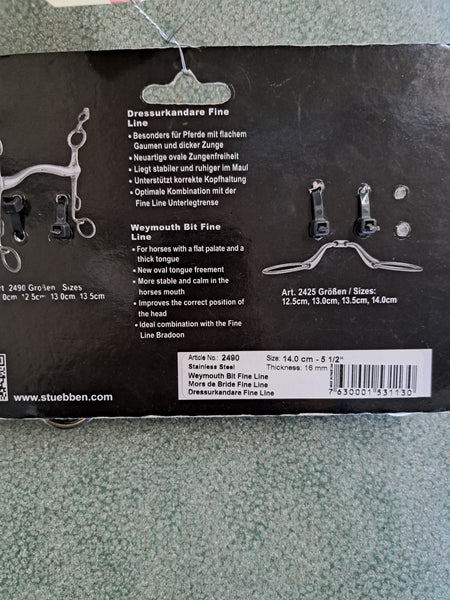 New 5.5" Stubben Weymouth