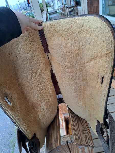15" Vintage Circle Y Western Equitation Show Saddle