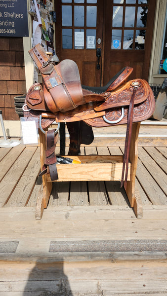 15.5" Circle Y XP Fairveiw Roper Saddle