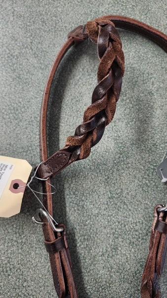 New Tough 1 Braided Leather Single Ear Western Bridle
