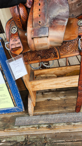 15" Circle Y High Horse Barrel Saddle