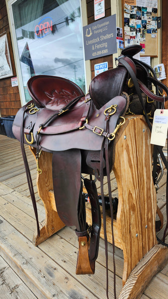 17.5" Tucker High Plains Western Trail Saddle