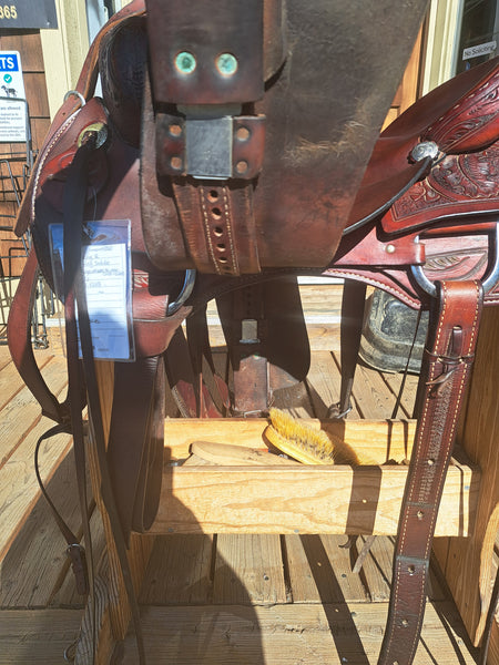 16" Rocking R Cutting Saddle