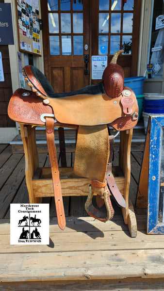 16" SRS Barrel Racing Saddle