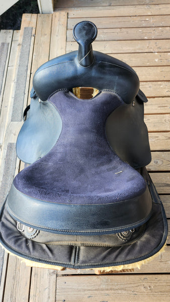 14" Circle P Synthetic Western Saddle
