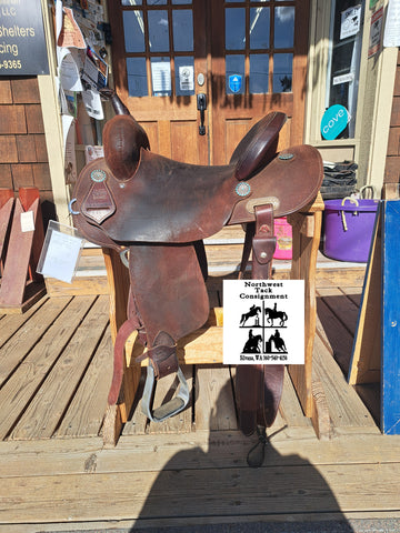 14.5" Burns Barrel Saddle