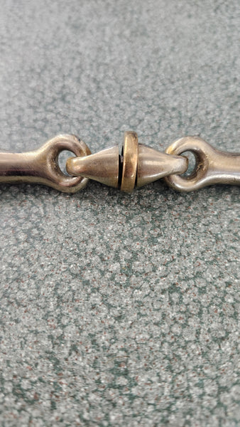 4.75" herm Sprenger Bradoon With Lozenge and roller