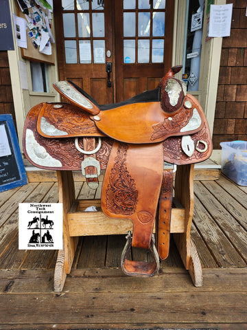 15.5" Tex Tan Imperial Equitation Saddle