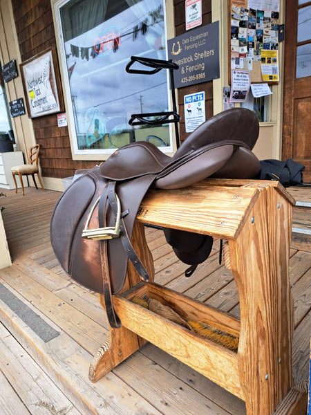 17.5" Collegiate Art All Purpose English Saddle