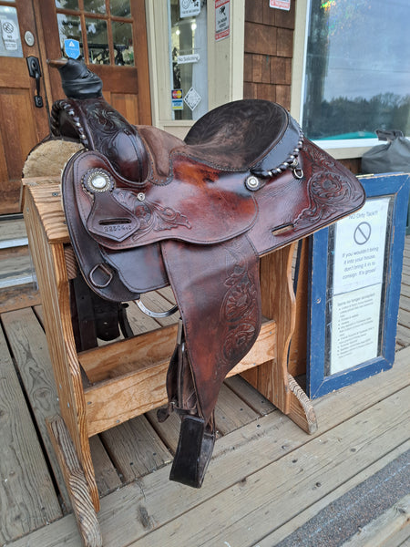 15" Western Equitation Show Saddle