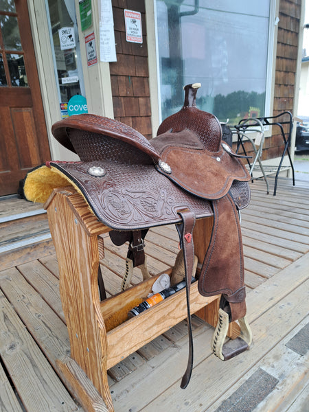 16" Silver Royal Jackpot All Around Roping Saddle