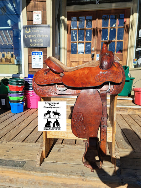 16" Hereford Tex Tan Roping Saddle