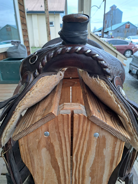 15" Western Equitation Show Saddle
