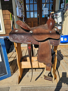 16" Silver Royal Jackpot All Around Roping Saddle