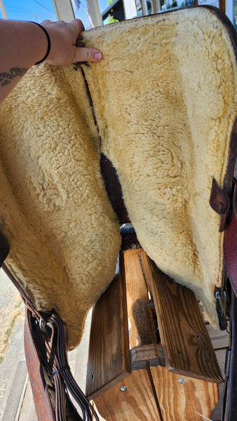 15" Vintage Circle Y Equitation Saddle
