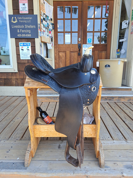 15.5" Rider's Choice Barrel Saddle