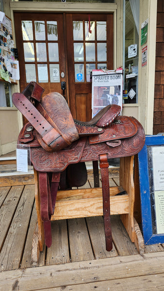 16" Vintage Circle Y Equitation Saddle