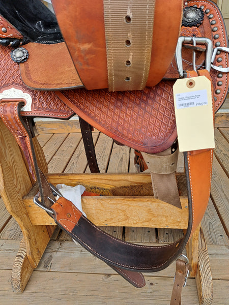 14" Double J Pozzi Pro Racer Barrel Saddle