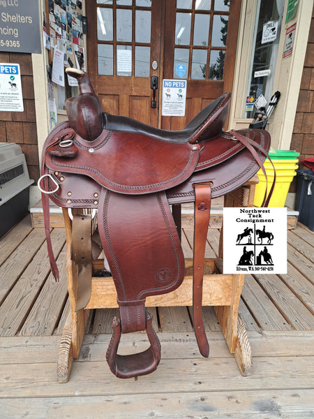 17" Circle Y Draft Horse Western Saddle