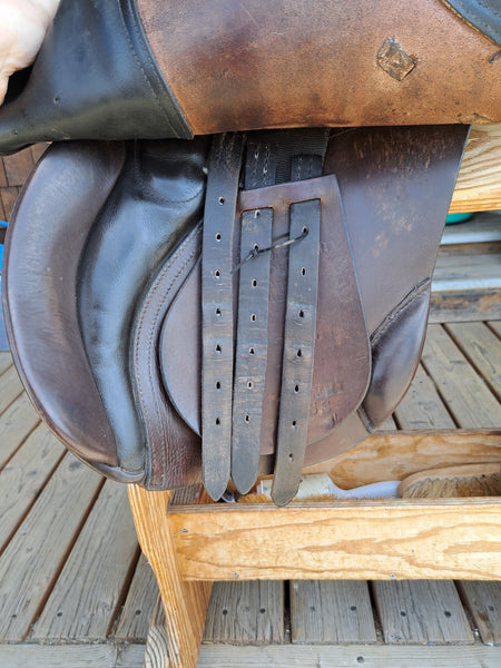 18" Jeffries Falcon Adler VSD Jumping Saddle