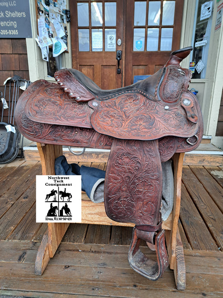 15" Billy Cook Western Equitation Show Saddle