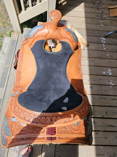 16.5" Randy Paul by Bob's Custom Saddlery Western Equitation Saddle