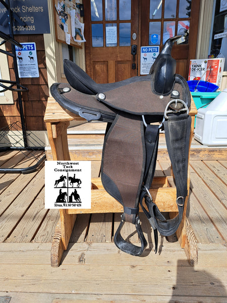15" Abetta Synthetic Western Saddle