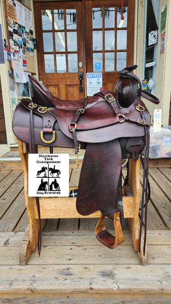 17.5" Tucker High Plains Western Trail Saddle