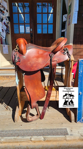 16" Oak Brand Leather Endurance Saddle
