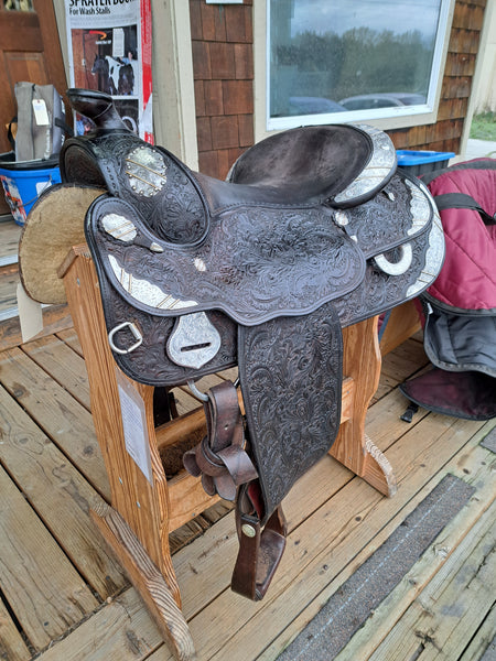 ON TRIAL 16"  Vintage Billy Royal Western Equitation Show Saddle