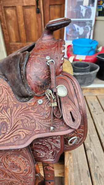 16" Vintage Circle Y Equitation Saddle