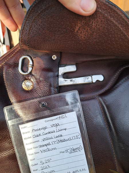 17" Amerigo Vega Close Contact Saddle