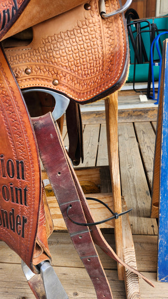 15.5" Caliente Saddle Shop All Around Western Saddle