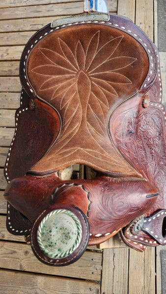15.5" Action Vintage Show Saddle