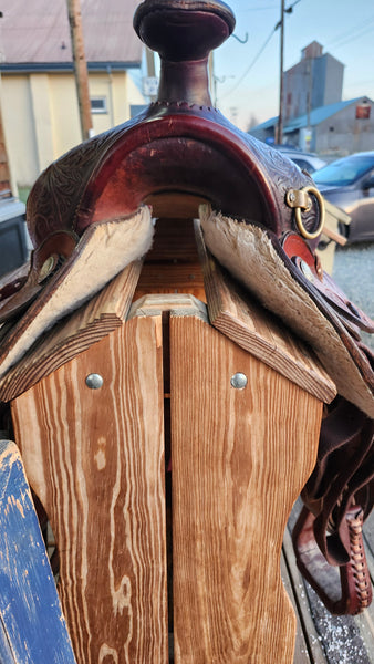 15" Action Company Round Skirt Western Saddle