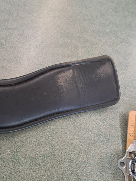 27" Prestige Contoured Leather dressage girth