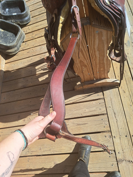 16" Rocking R Cutting Saddle