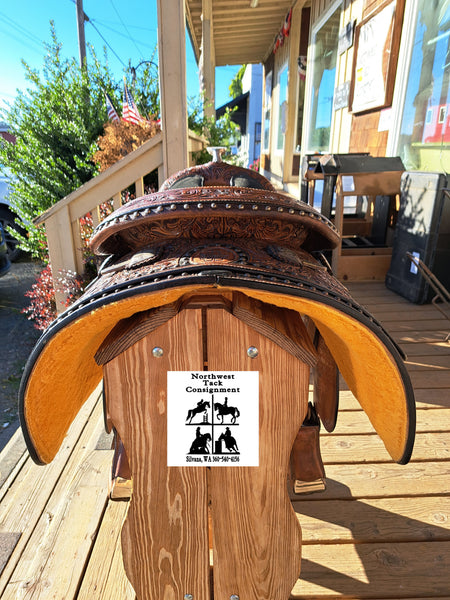 17" Wenger Custom Western Equitation Show Saddle