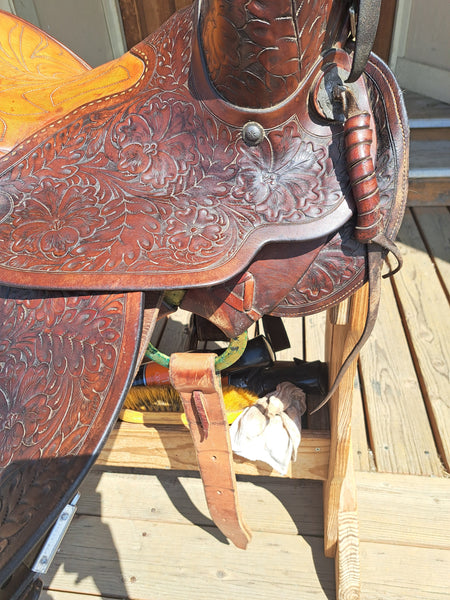 14" Vintage Hercules Olsen Western Saddle