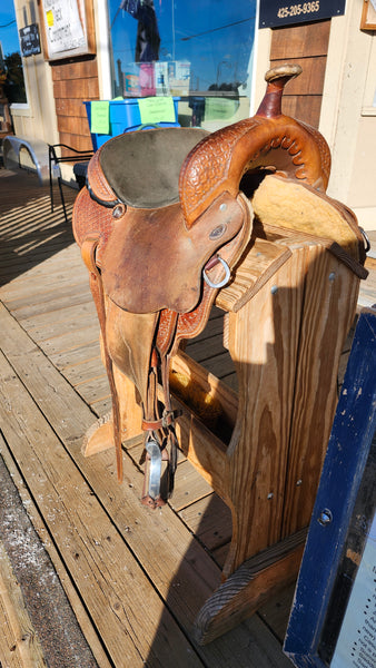13.5" Three Forks Merril Barrel Saddle