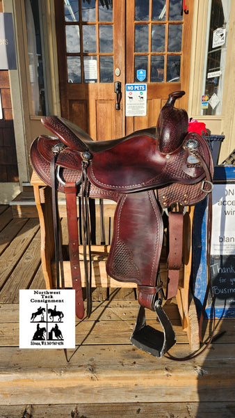 16" Crates Lightweight Round Skirt Trail Saddle