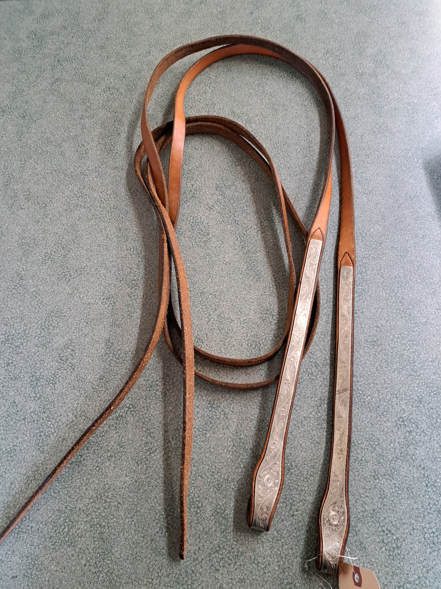 Split Reins With Silver