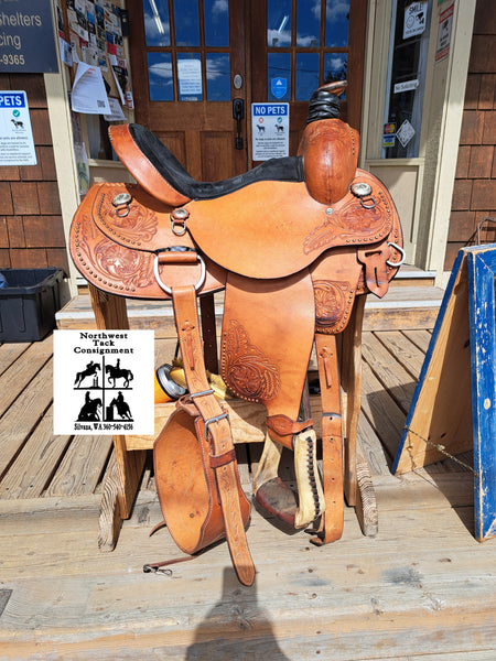 15" Hilason Roping Saddle